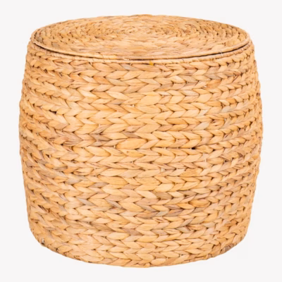 Veehüatsindist abilaud hoiuga, naturaalne, ø43 x 34 cm Delia