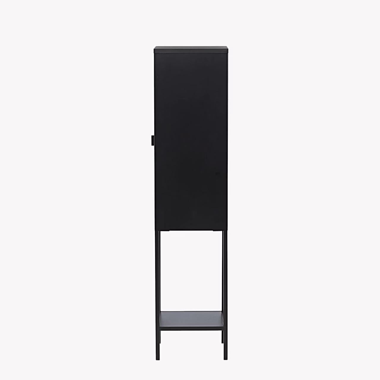 Misha must metallist vitriinkapp klaasuksega 150 cm - 25358-208