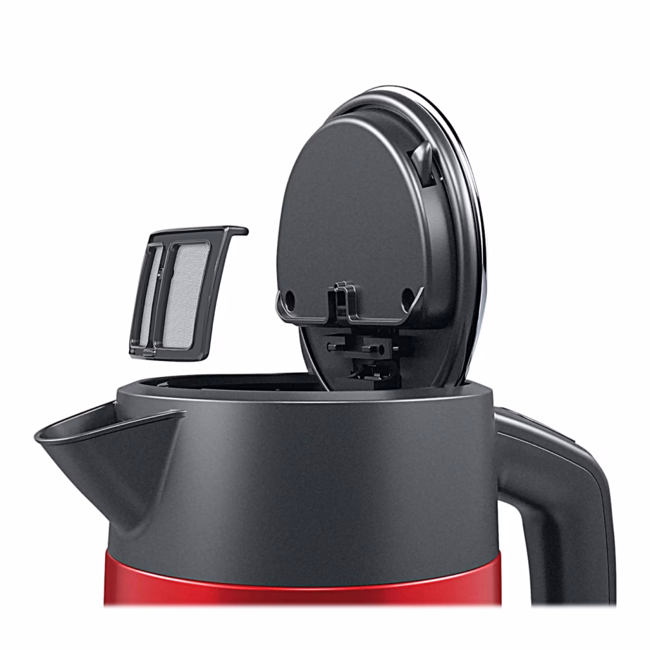 Veekeetja Bosch DesignLine TWK4P434, 1,7 l, tumepunane/must-hall - 7