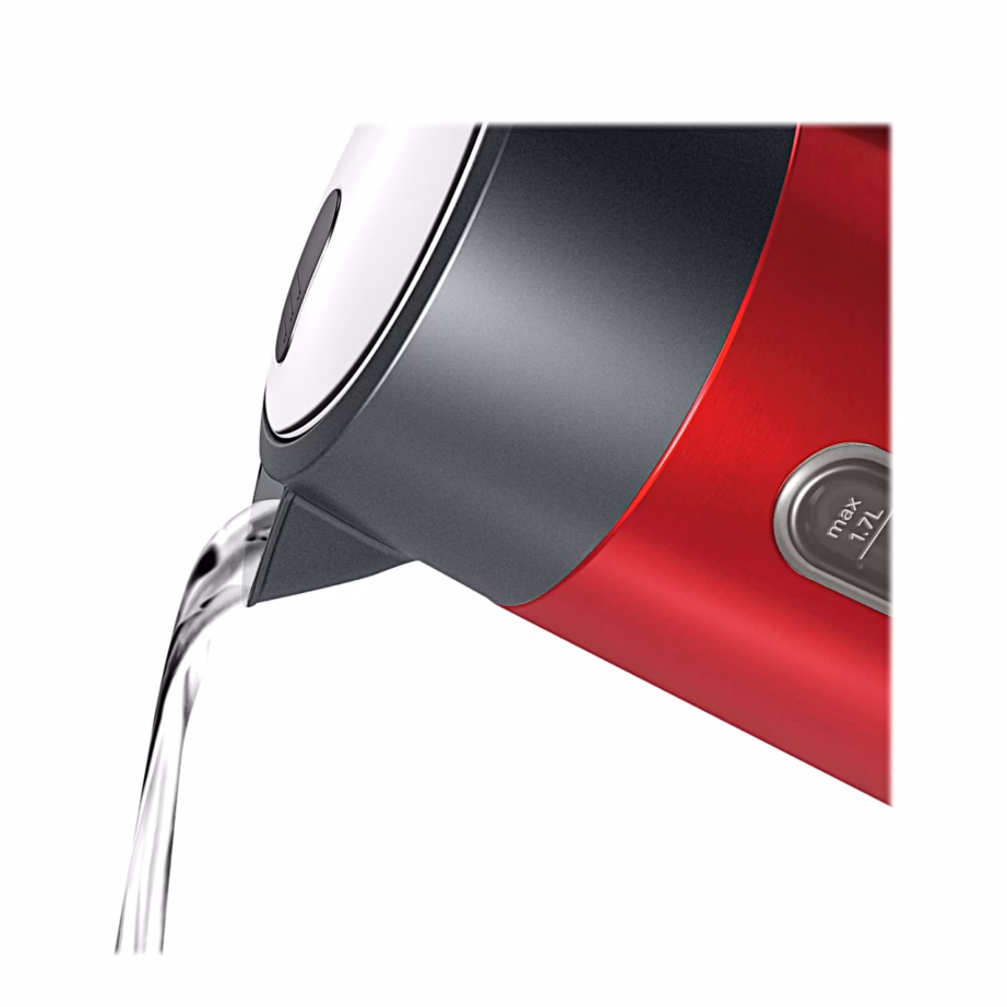 Veekeetja Bosch DesignLine TWK4P434, 1,7 l, tumepunane/must-hall - 12