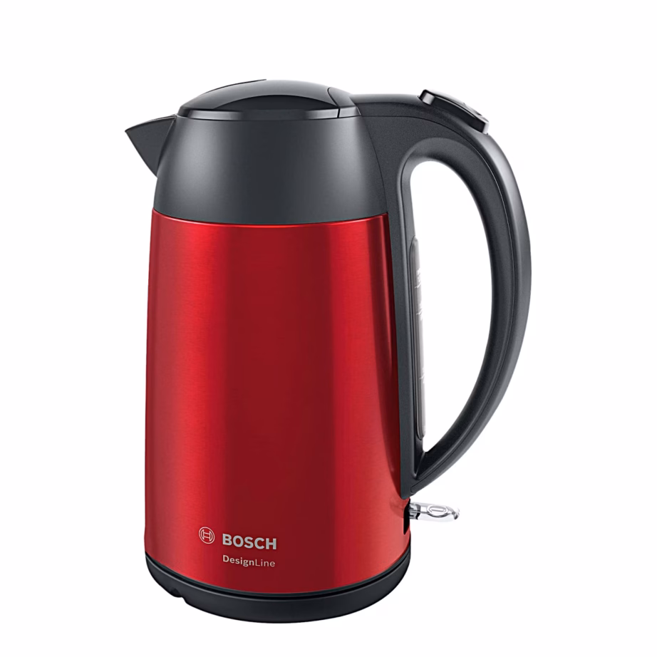 Roostevabast terasest veekeetja Bosch DesignLine TWK3P424, sügavpunane, 1,7 l - 6