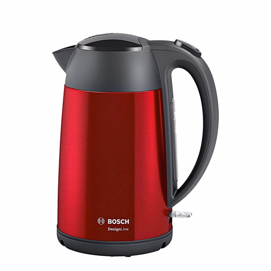Roostevabast terasest veekeetja Bosch DesignLine TWK3P424, sügavpunane, 1,7 l - 7