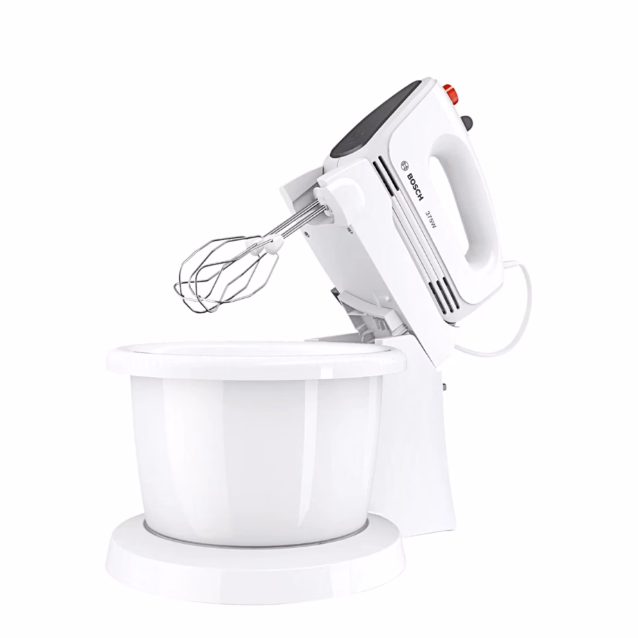 Pöörleva kausiga käsimikser Bosch CleverMixx MFQ2600G, 375 W, 3 l, valge - 7