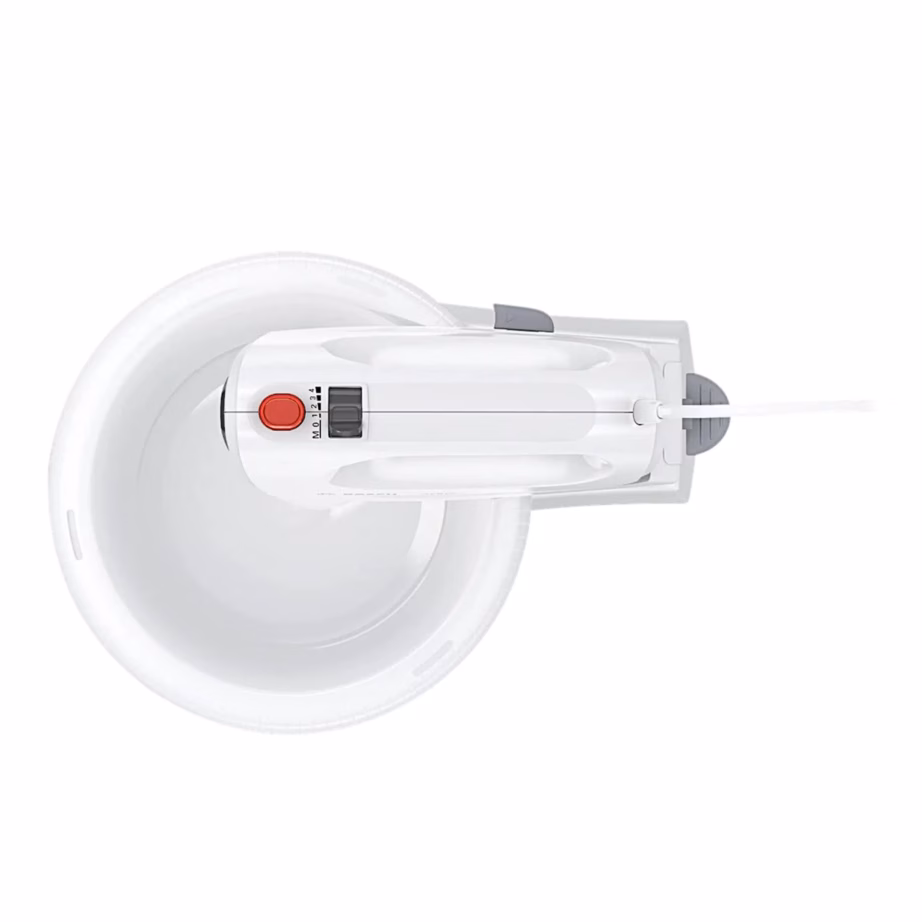 Pöörleva kausiga käsimikser Bosch CleverMixx MFQ2600G, 375 W, 3 l, valge - 11