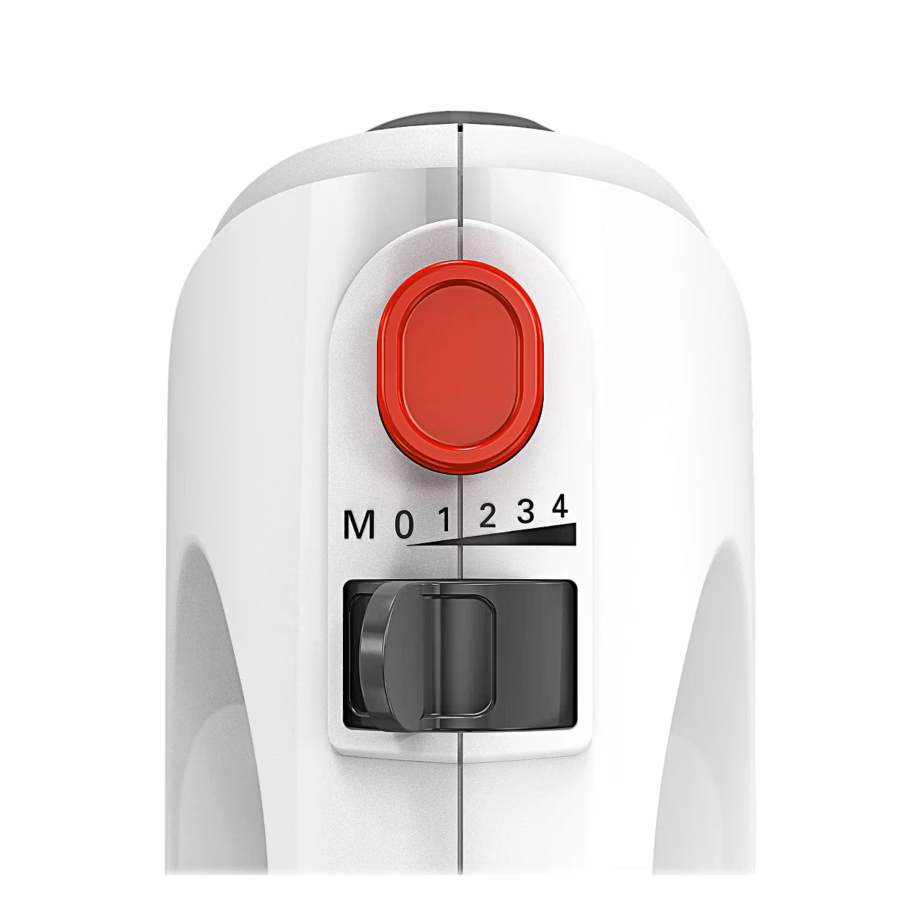 Pöörleva kausiga käsimikser Bosch CleverMixx MFQ2600G, 375 W, 3 l, valge - 12