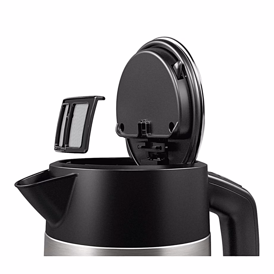 Roostevabast terasest veekeetja Bosch DesignLine TWK4P440, 1,7 l, must - 10