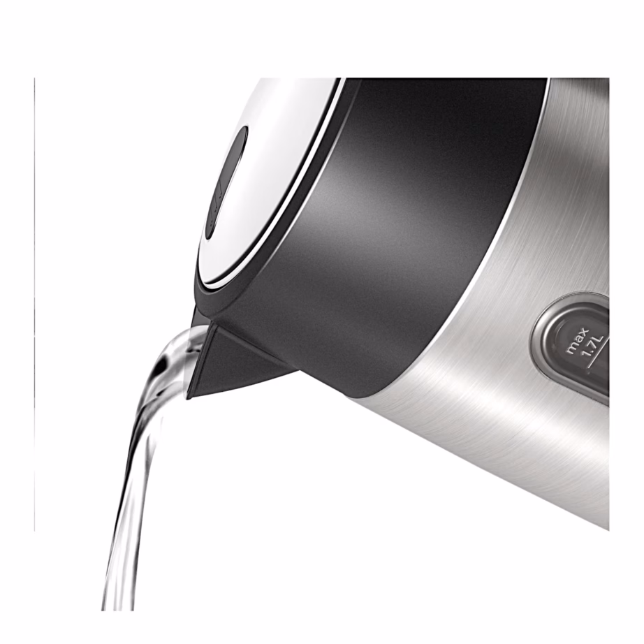 Roostevabast terasest veekeetja Bosch DesignLine TWK4P440, 1,7 l, must - 11