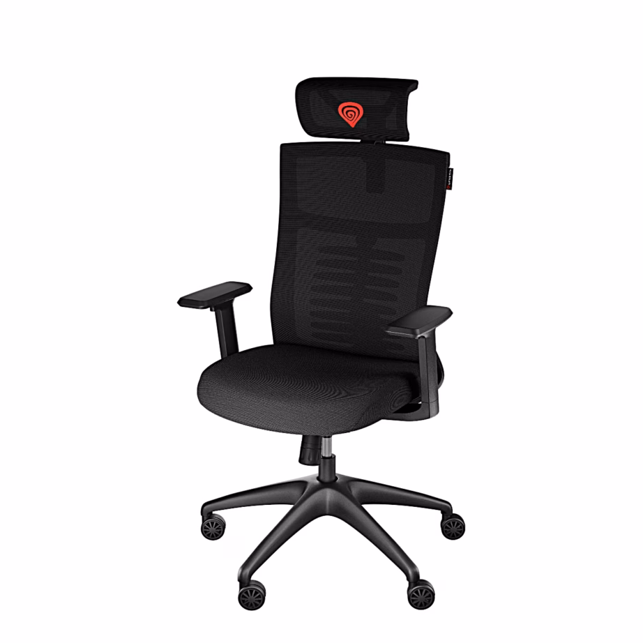 Ergonoomiline kontoritool Genesis Astat 200 G2, reguleeritava ExoBase nimmetoega, must - 2