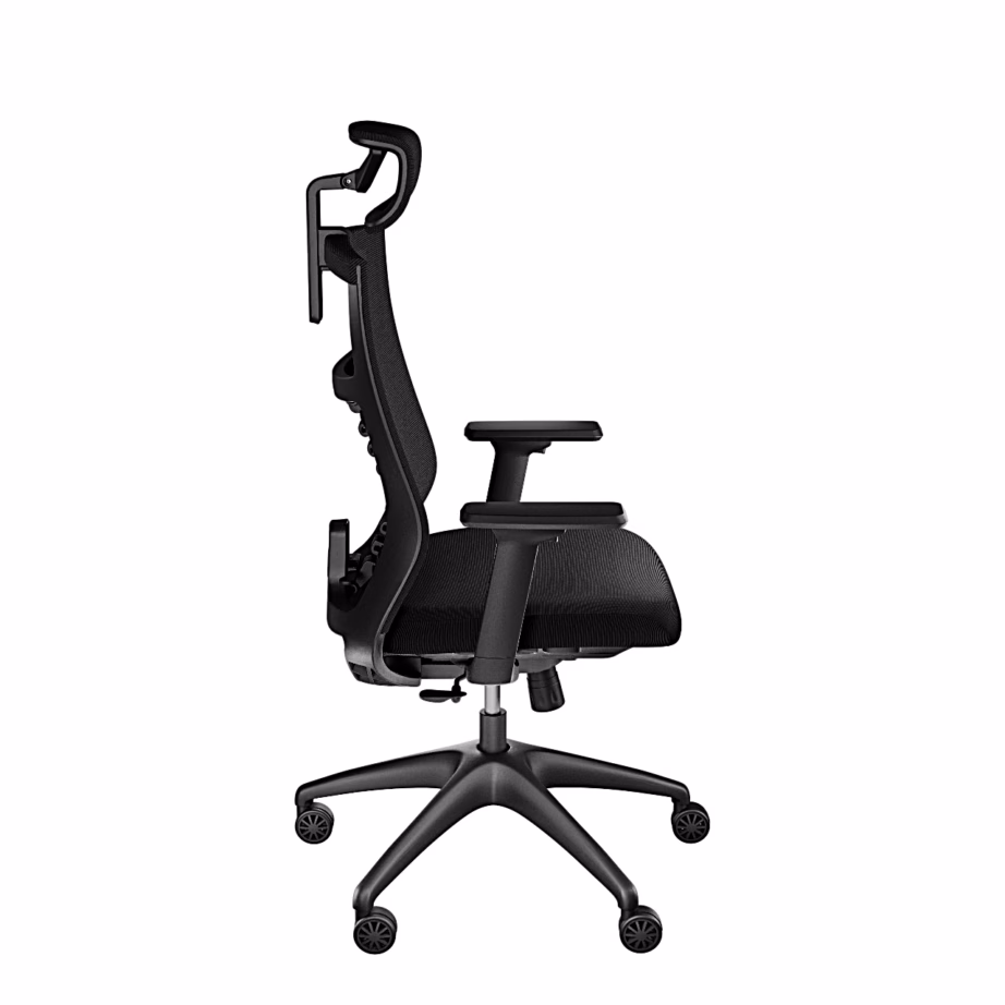 Ergonoomiline kontoritool Genesis Astat 200 G2, reguleeritava ExoBase nimmetoega, must - 5