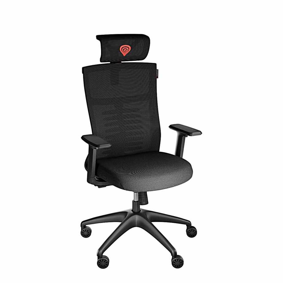 Ergonoomiline kontoritool Genesis Astat 200 G2, reguleeritava ExoBase nimmetoega, must - 6