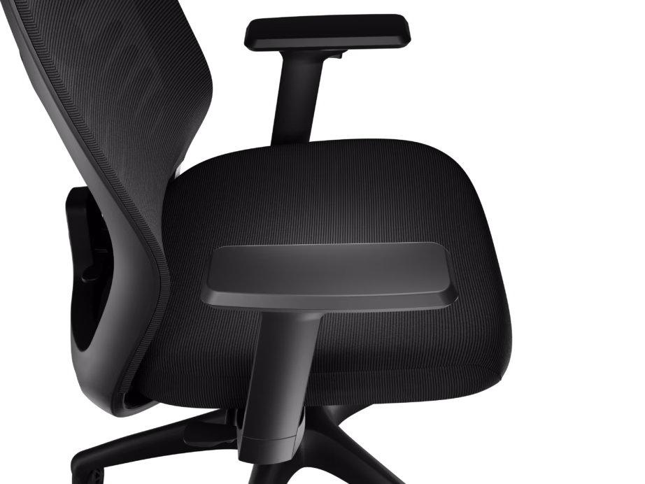 Ergonoomiline kontoritool Genesis Astat 200 G2, reguleeritava ExoBase nimmetoega, must - 8