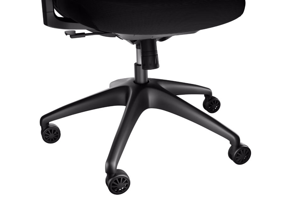 Ergonoomiline kontoritool Genesis Astat 200 G2, reguleeritava ExoBase nimmetoega, must - 9