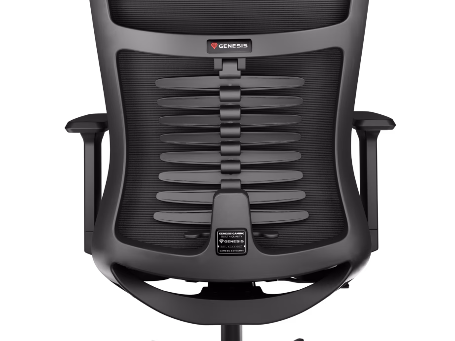 Ergonoomiline kontoritool Genesis Astat 200 G2, reguleeritava ExoBase nimmetoega, must - 13