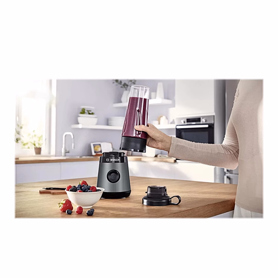 Smuutiblender Bosch MMB2111S VitaPower ToGo, 0,6 l joogipudeliga - 7