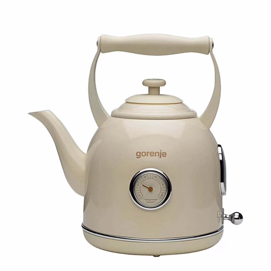 Veekeetja Gorenje K17CLIN, analoogse temperatuurinäidikuga, 1,7 l, kreemikas - 6