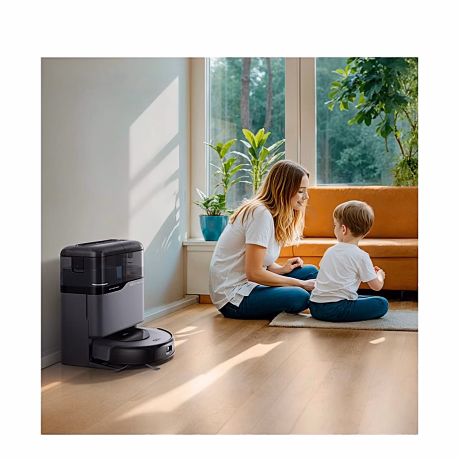 Märg- ja kuivpuhastusega robottolmuimeja Anker Eufy Omni C20, automaatjaamaga, 7 000 Pa, must ja tumehall - 9