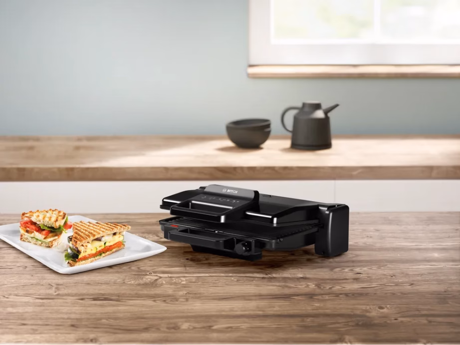 Kolme küpsetusasendiga kontaktgrill Bosch TCG3323, 2000 W, must - 5