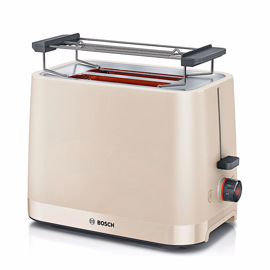 Saiakeste soojendusrestiga röster Bosch MyMoment TAT3M127, 950 W, beež - 8