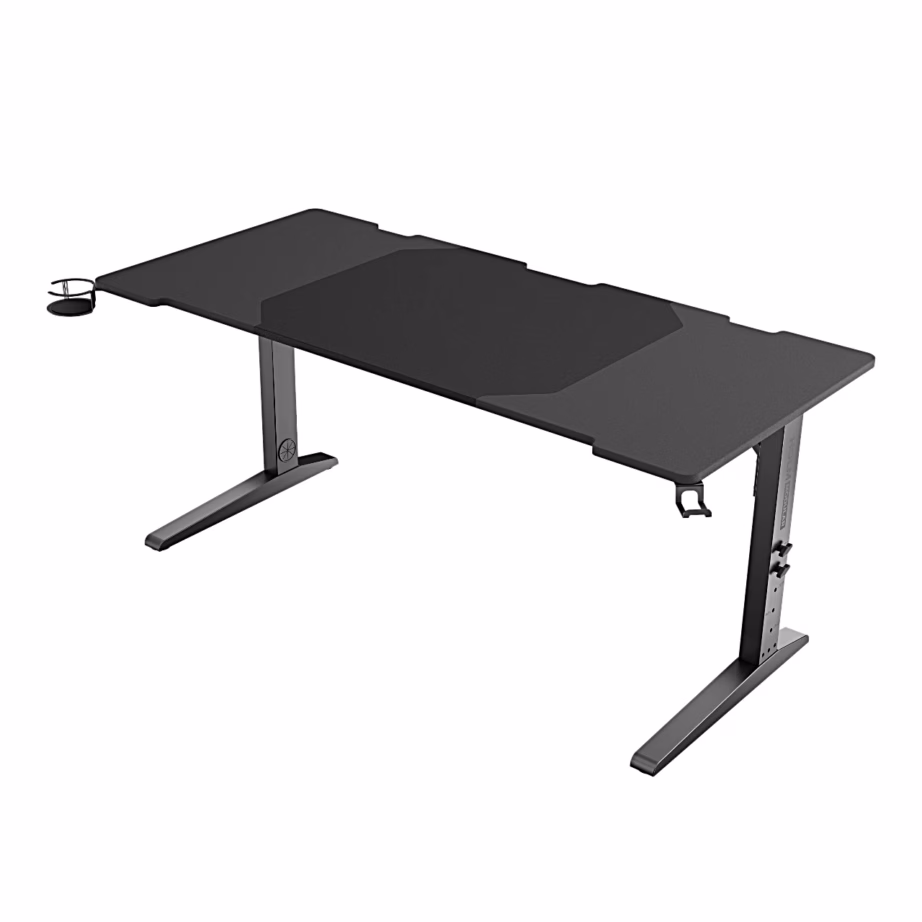 Genesis Holm Modular 160 RGB laiendatava terasraamiga arvutilaud mängurile, 160 × 75 cm, antratsiitmust - 2