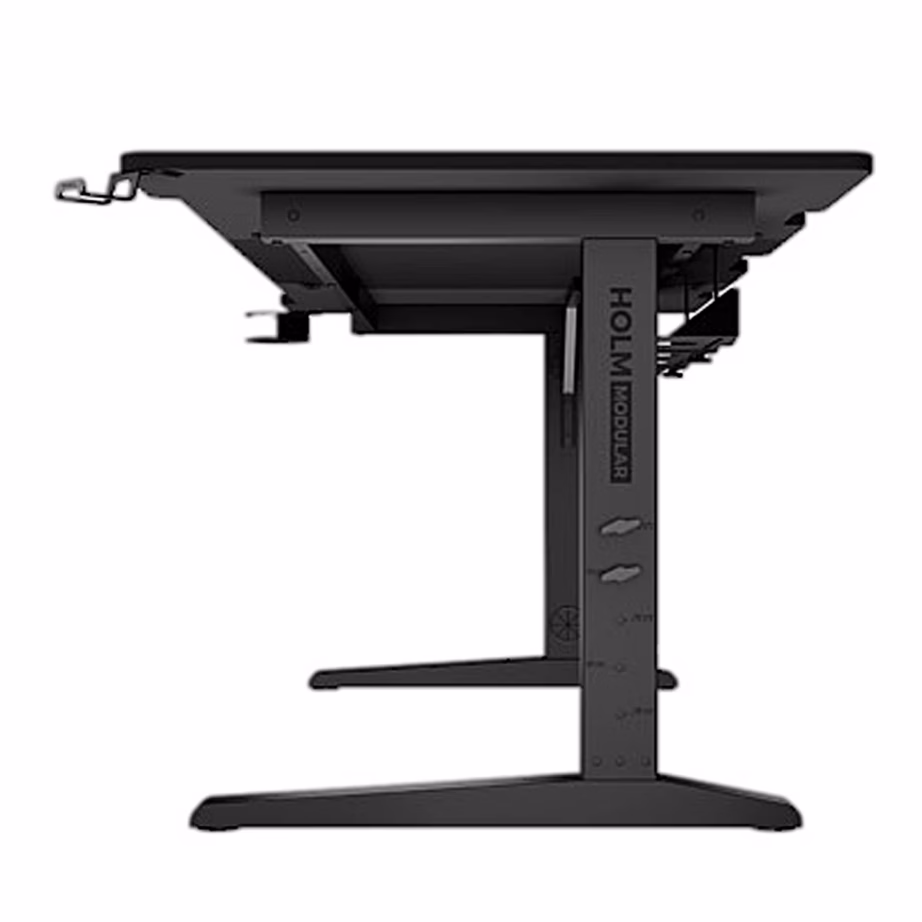 Genesis Holm Modular 180 RGB laiendatava terasraamiga arvutilaud mängurile, 180 × 75 cm, antratsiitmust - 5