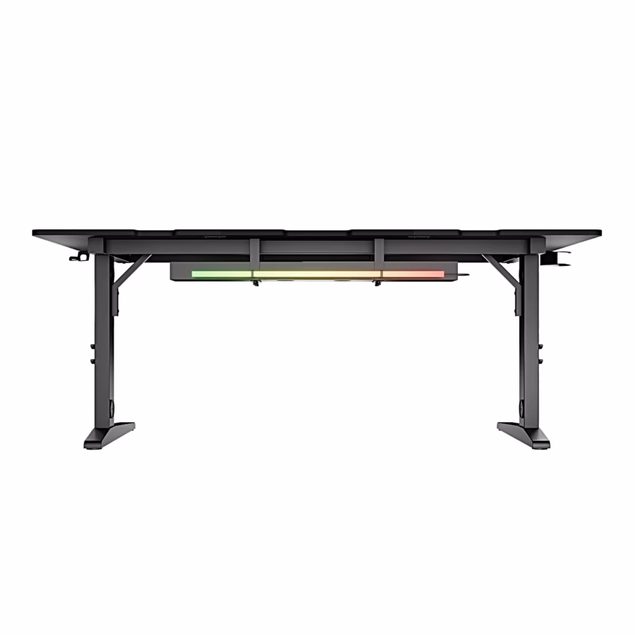 Genesis Holm Modular 180 RGB laiendatava terasraamiga arvutilaud mängurile, 180 × 75 cm, antratsiitmust - 12
