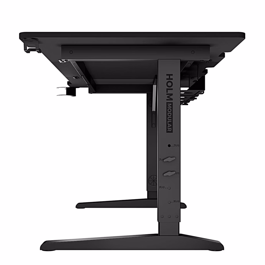 Genesis Holm Modular 180 RGB laiendatava terasraamiga arvutilaud mängurile, 180 × 75 cm, antratsiitmust - 18