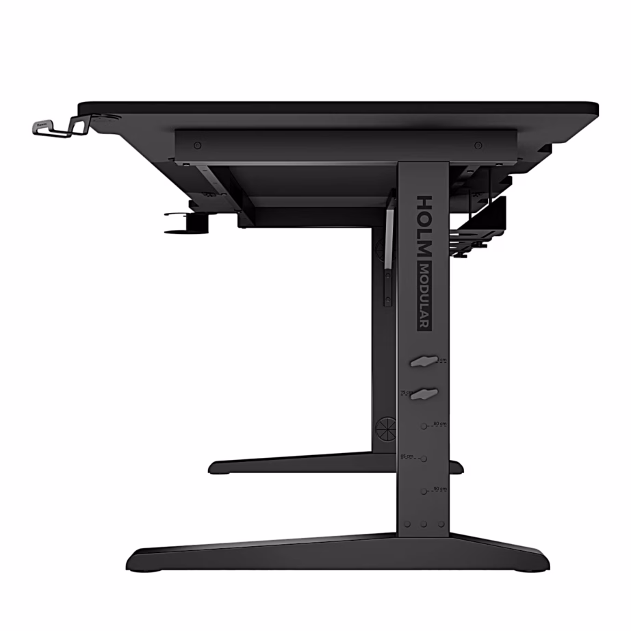 Genesis Holm Modular 180 RGB laiendatava terasraamiga arvutilaud mängurile, 180 × 75 cm, antratsiitmust - 20