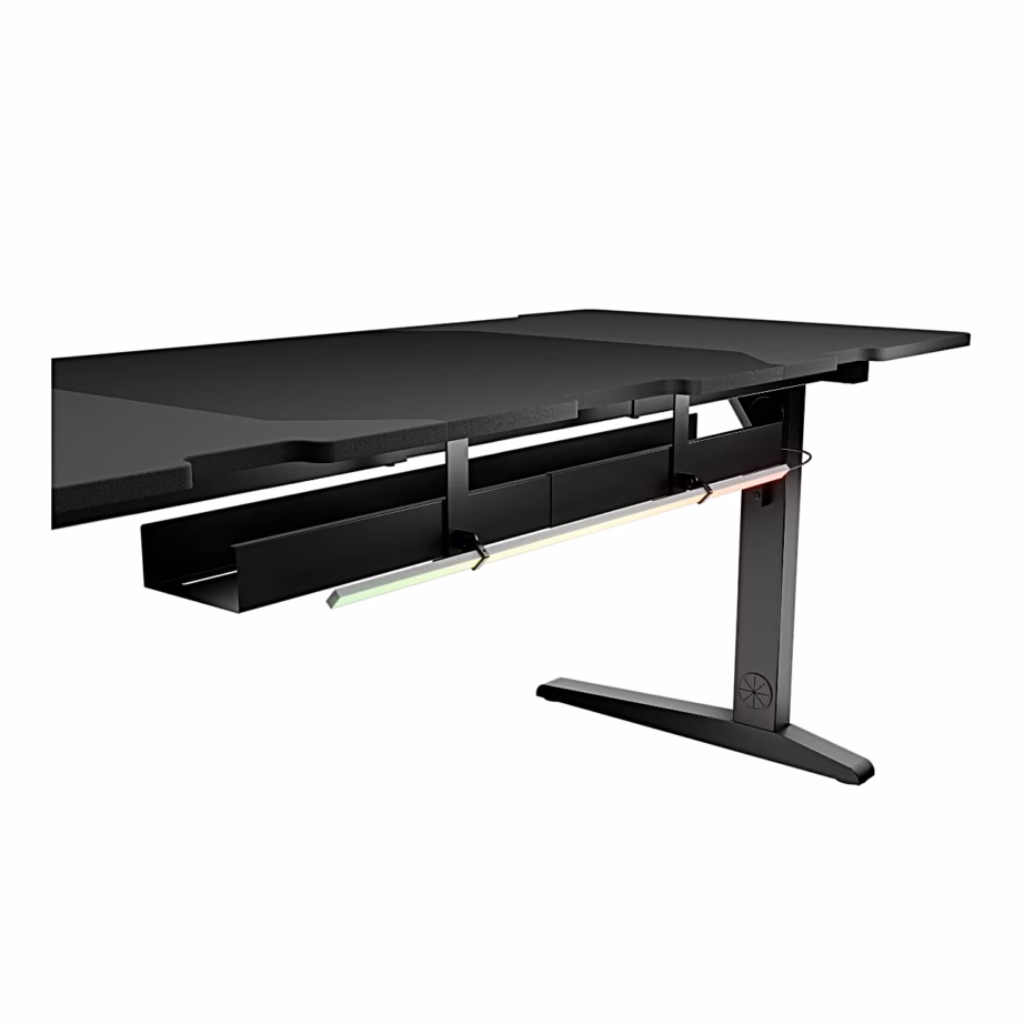 Genesis Holm Modular 180 RGB laiendatava terasraamiga arvutilaud mängurile, 180 × 75 cm, antratsiitmust - 21