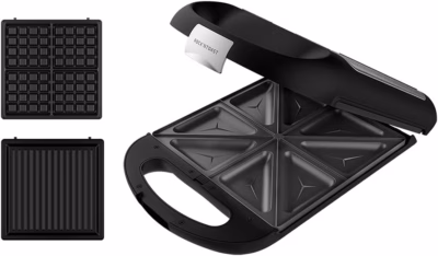 Võileivagrill vahetatavate plaatidega Cecotec Rock’nToast Family 3in1, 4 võileivale