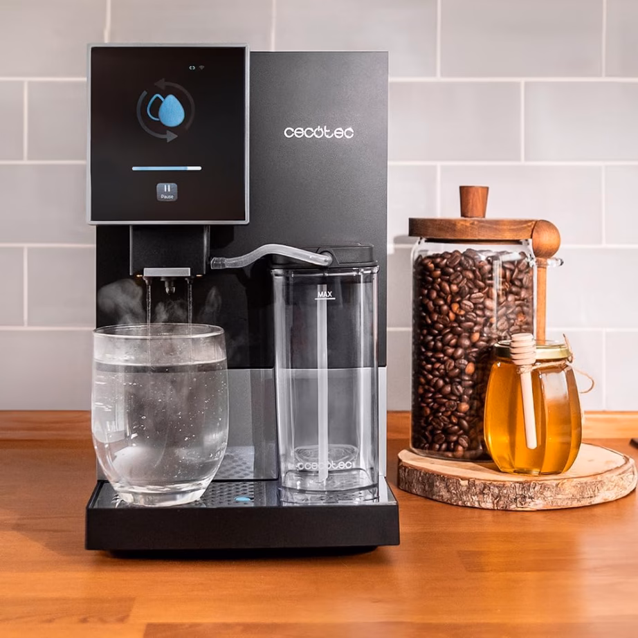 Wi-Fi juhitav täisautomaatne kohvimasin Cecotec Cremmaet Compactccino Connected, 1,1 l, must - 7