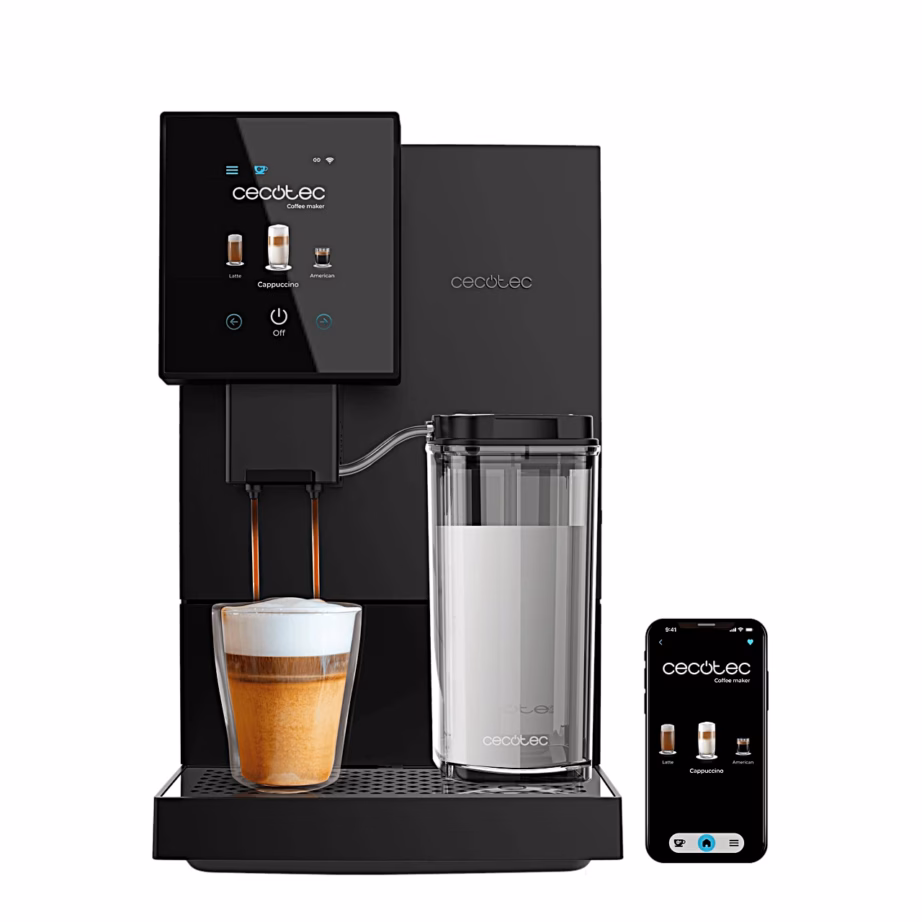 Wi-Fi juhitav täisautomaatne kohvimasin Cecotec Cremmaet Compactccino Connected, 1,1 l, must - 8