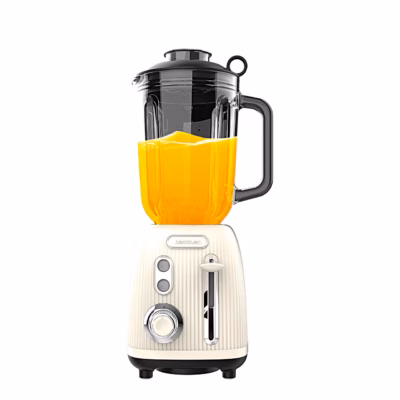 Blender Cecotec Power Black Titanium RetroBeige, 1,5 l, beež