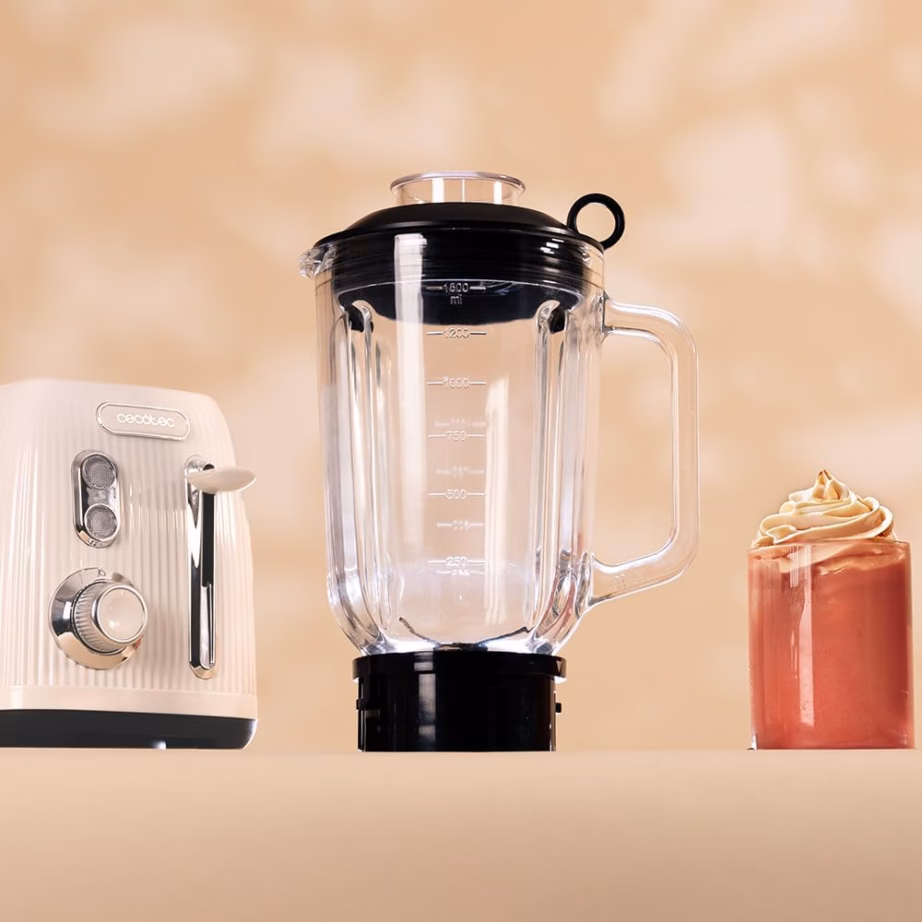 Blender Cecotec Power Black Titanium RetroBeige, 1,5 l, beež - 3