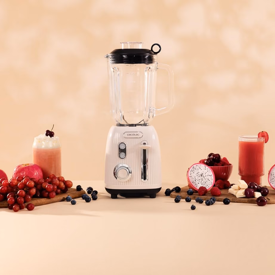 Blender Cecotec Power Black Titanium RetroBeige, 1,5 l, beež - 4