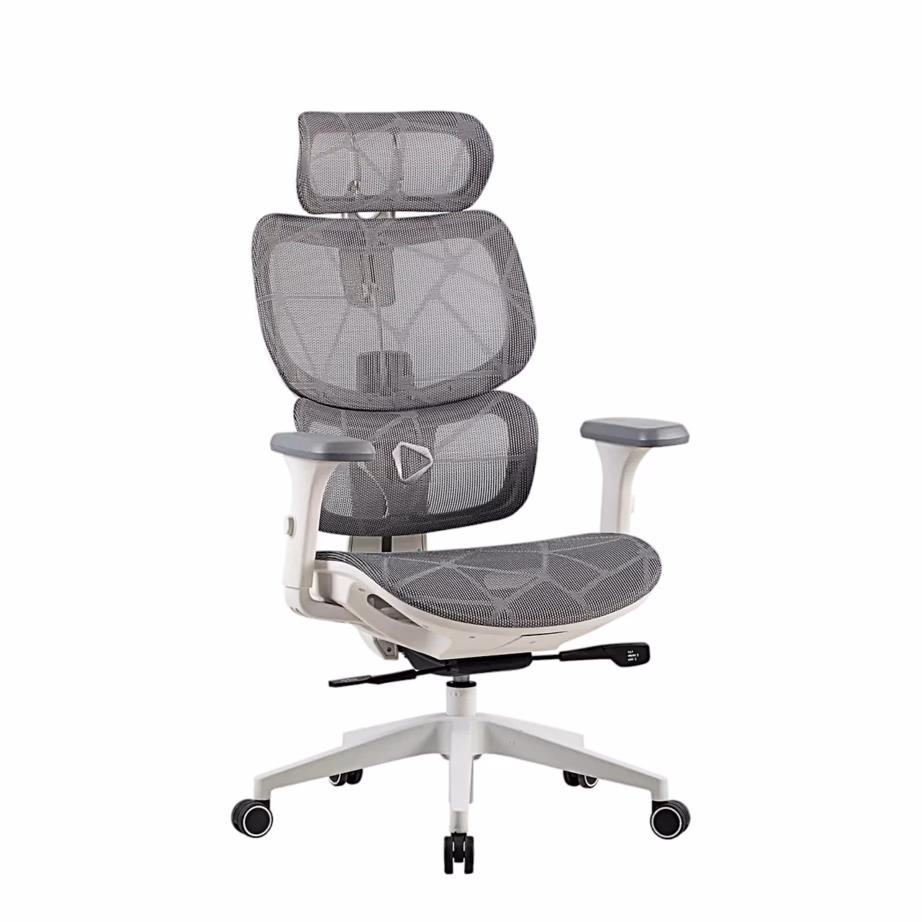 Onex Ventra Premium Mesh kontoritool, valge-hall - 2