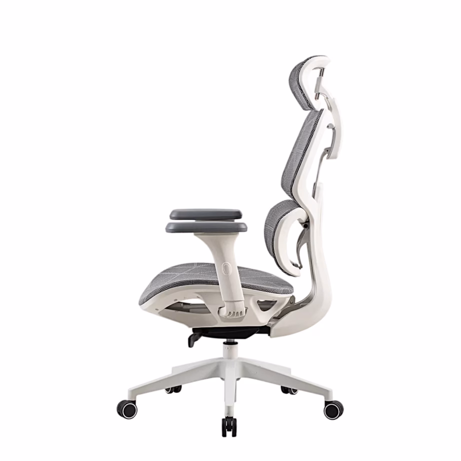 Onex Ventra Premium Mesh kontoritool, valge-hall - 4