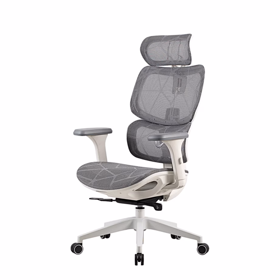 Onex Ventra Premium Mesh kontoritool, valge-hall - 5