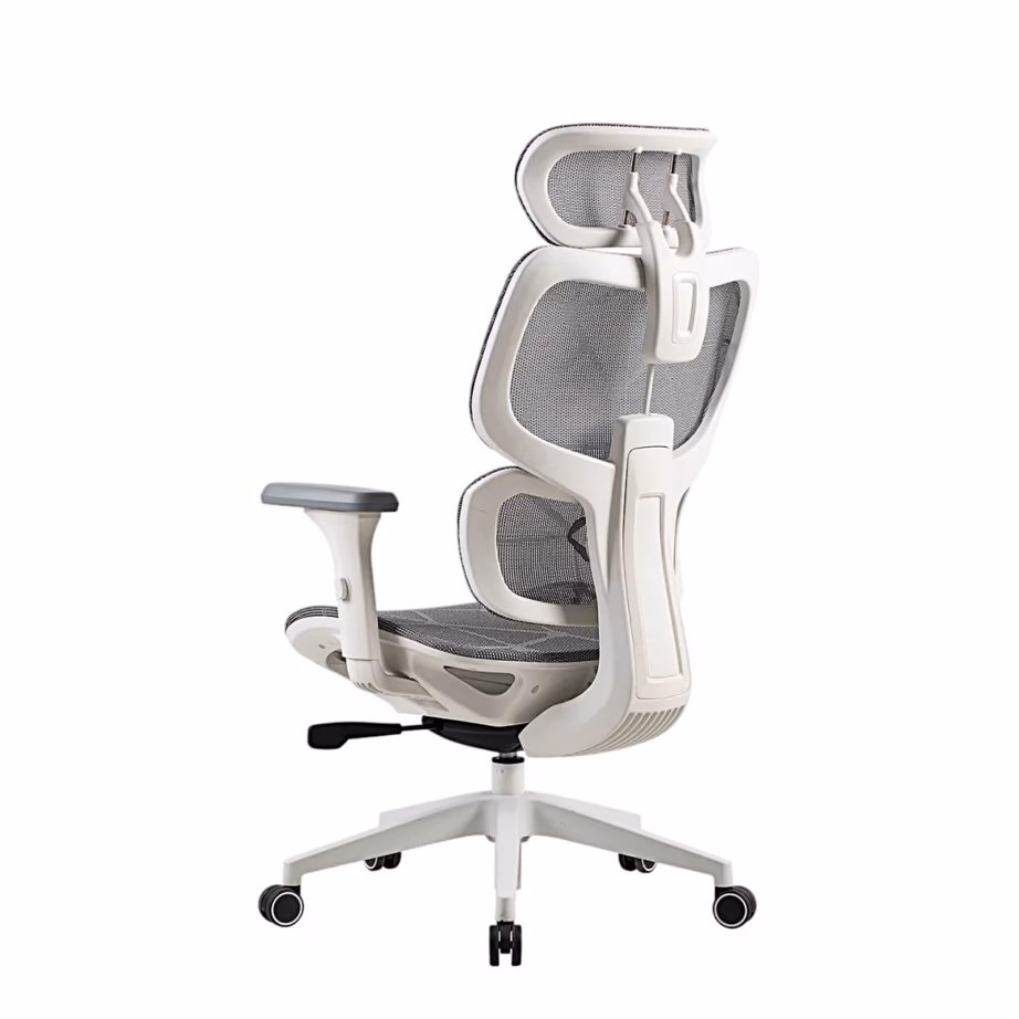 Onex Ventra Premium Mesh kontoritool, valge-hall - 6