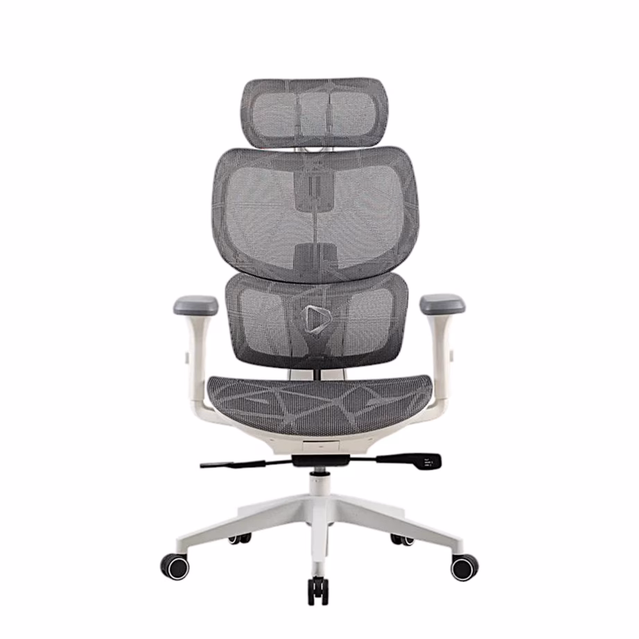 Onex Ventra Premium Mesh kontoritool, valge-hall - 9