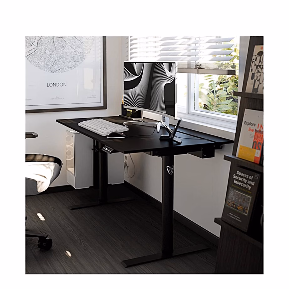 Elektriliselt reguleeritav arvutilaud Arozzi Arena Nordico, 140 × 70 cm, must - 13