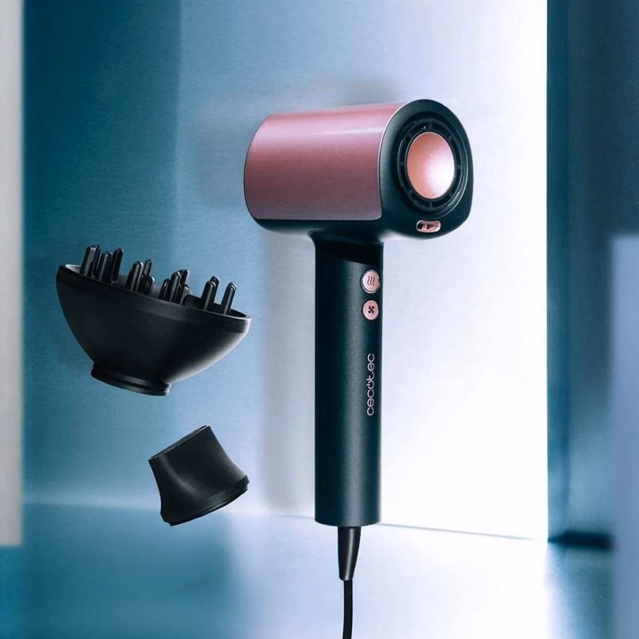 Ioniseeriv föön Cecotec DryGlam Nano Plasma, must/roosakuldne - 4