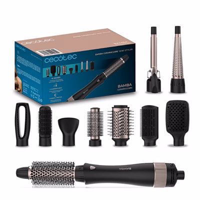 10 otsikuga kuumaõhuhari Cecotec Bamba CeramicCare 10in1 Styler