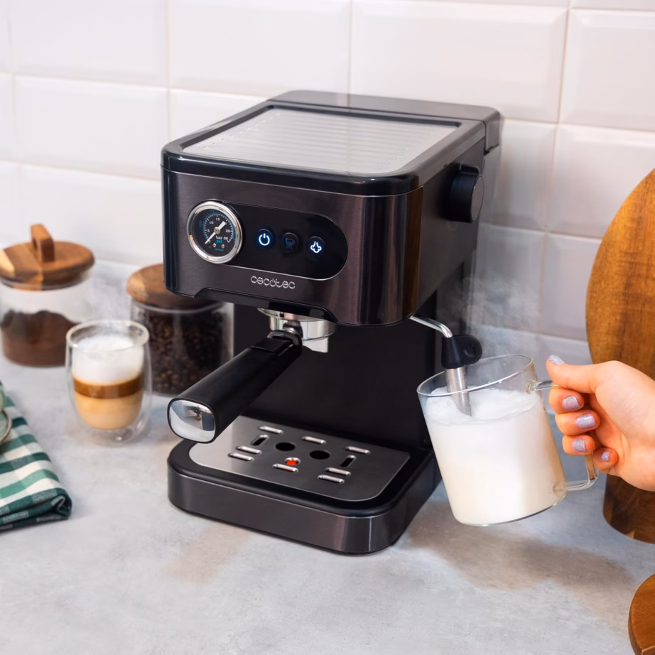 Poolautomaatne espressomasin Cecotec Power Espresso 20 Pro Latte, piimavahustajaga, 1,5 l, must - 2