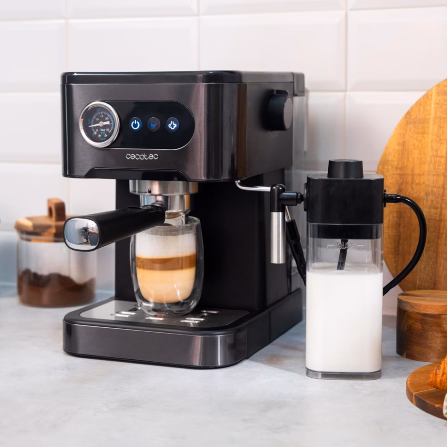 Poolautomaatne espressomasin Cecotec Power Espresso 20 Pro Latte, piimavahustajaga, 1,5 l, must - 4