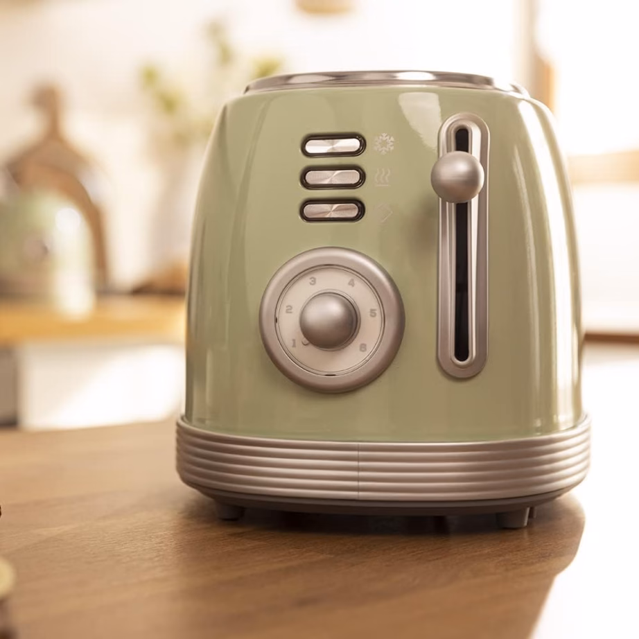 Röster Cecotec Toast ja Taste 800 Vintage, 2 viilu, heleroheline - 3