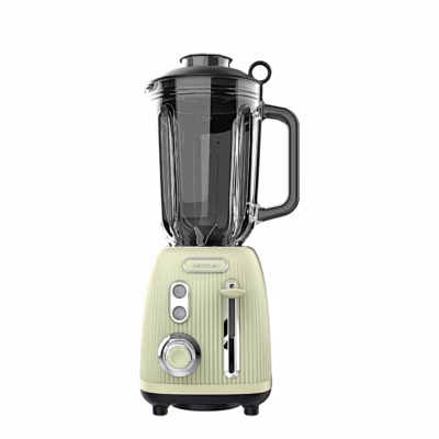 Blender Cecotec Power Black Titanium RetroGreen, 1,5 l, roheline