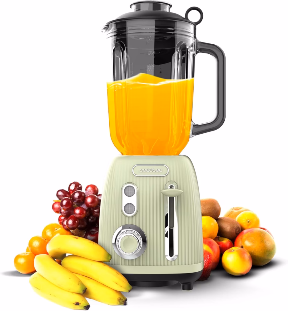 Blender Cecotec Power Black Titanium RetroGreen, 1,5 l, roheline - 3