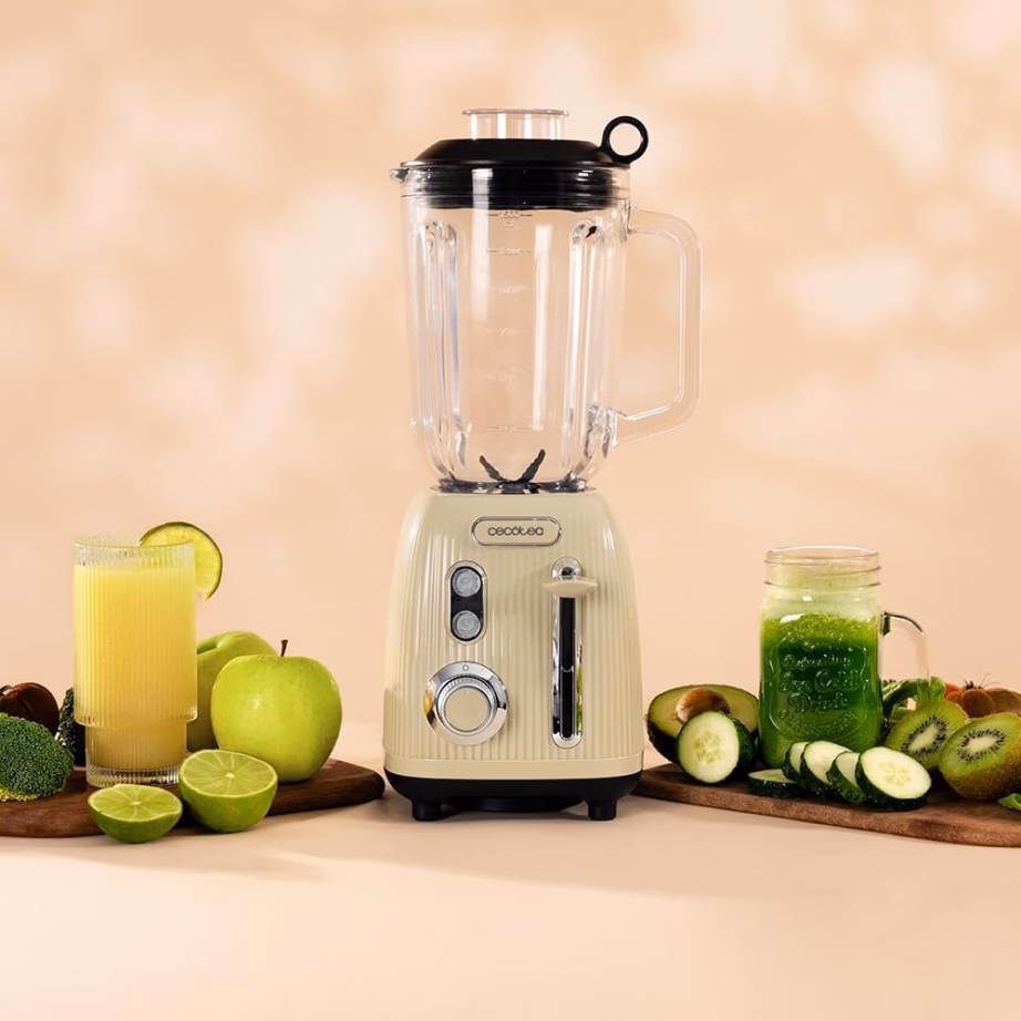 Blender Cecotec Power Black Titanium RetroGreen, 1,5 l, roheline - 4