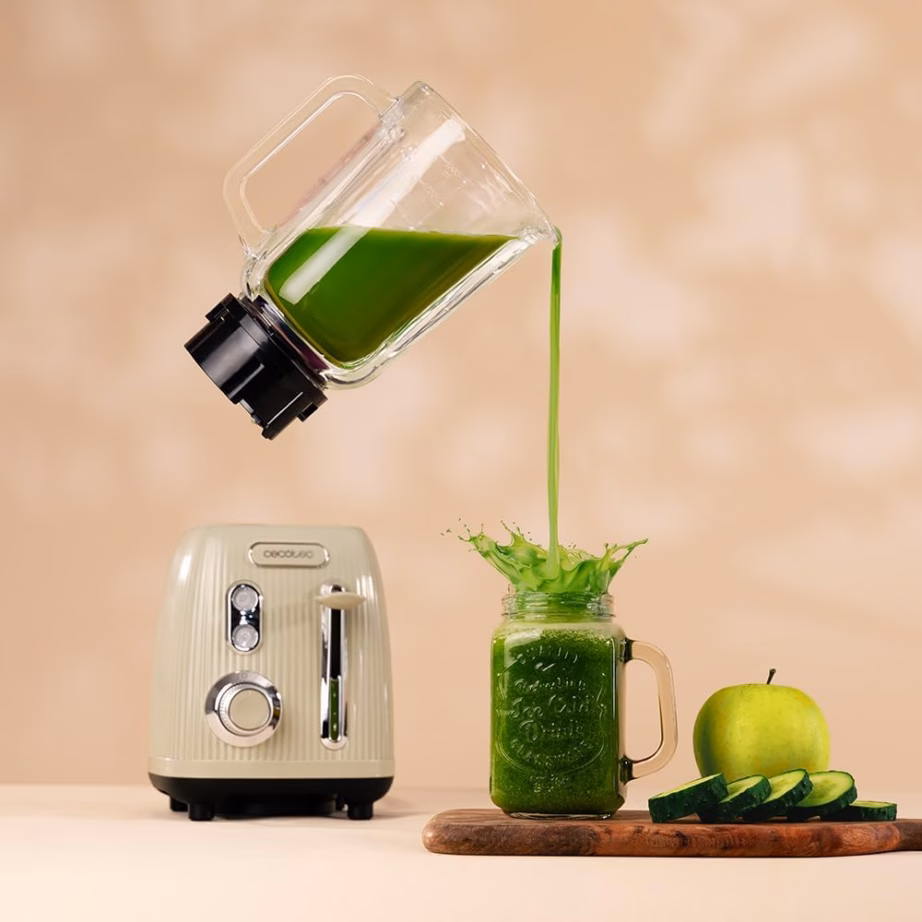 Blender Cecotec Power Black Titanium RetroGreen, 1,5 l, roheline - 5