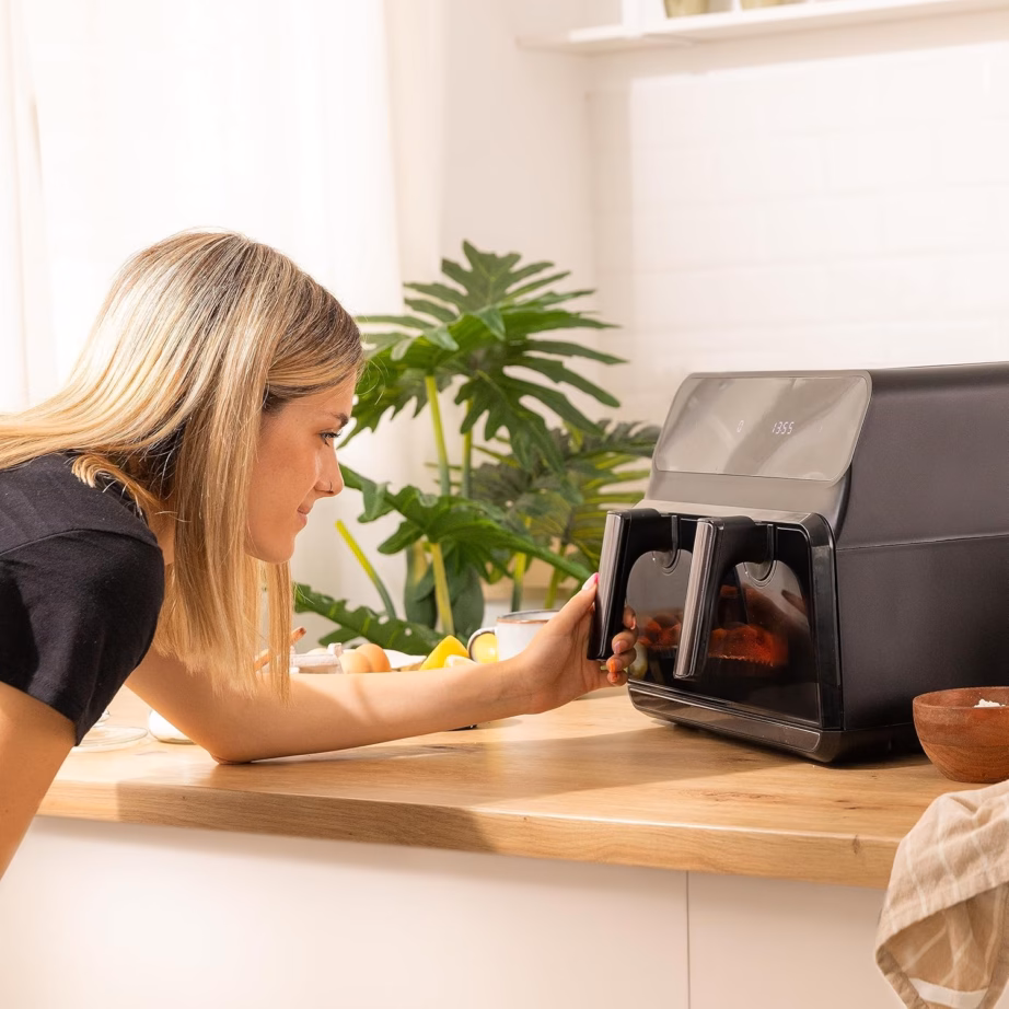 Kahe tsooniga kuumaõhufritüür Cecotec Cecofry Advance 9000 Window, eemaldatav vahesein, 9 l, must - 7